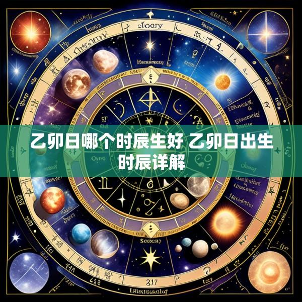 乙卯日哪个时辰生好 乙卯日出生时辰详解
