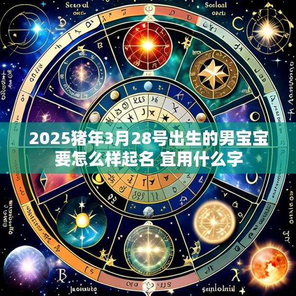 2025猪年3月28号出生的男宝宝要怎么样起名 宜用什么字
