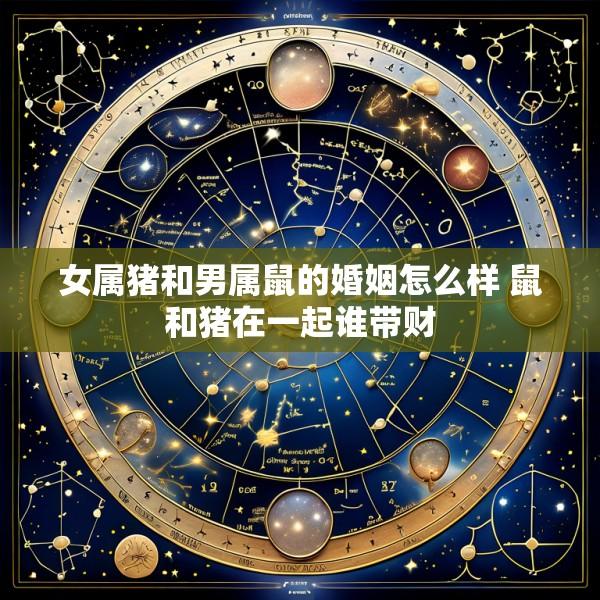 女属猪和男属鼠的婚姻怎么样 鼠和猪在一起谁带财