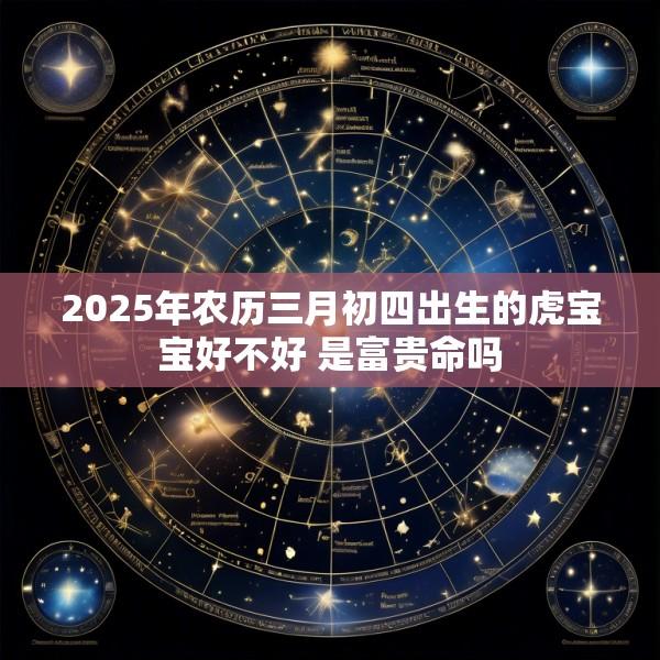 2025年农历三月初四出生的虎宝宝好不好 是富贵命吗