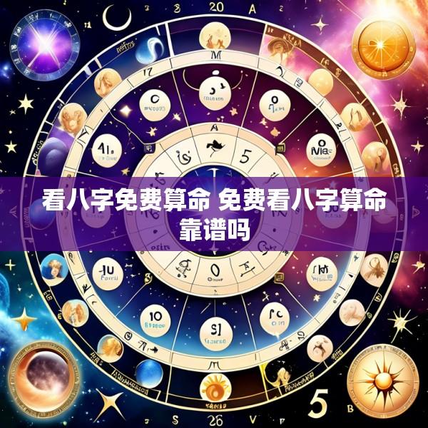 看八字免费算命 免费看八字算命靠谱吗