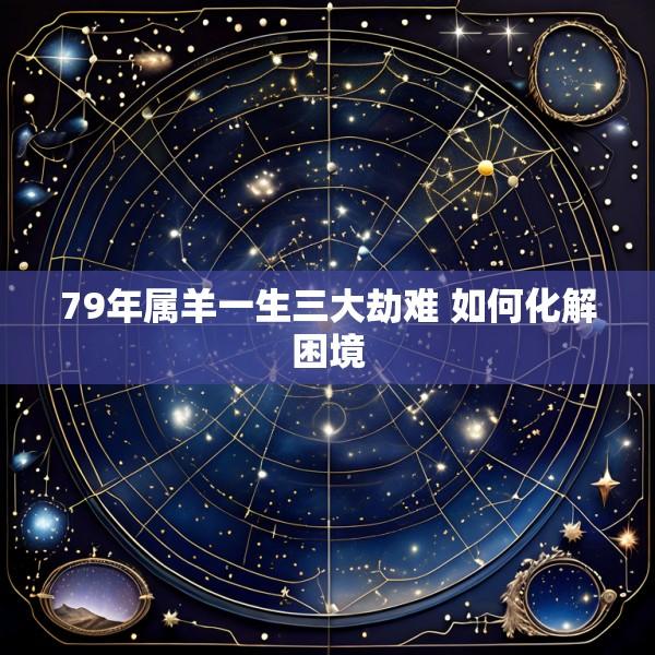 79年属羊一生三大劫难 如何化解困境