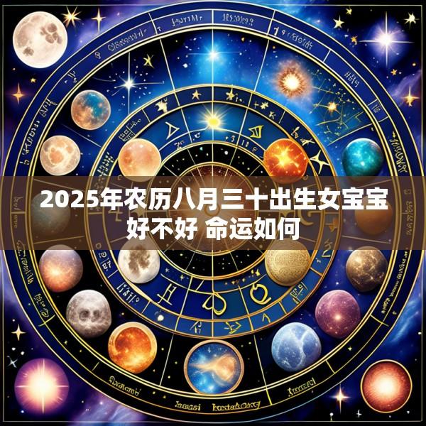 2025年农历八月三十出生女宝宝好不好 命运如何