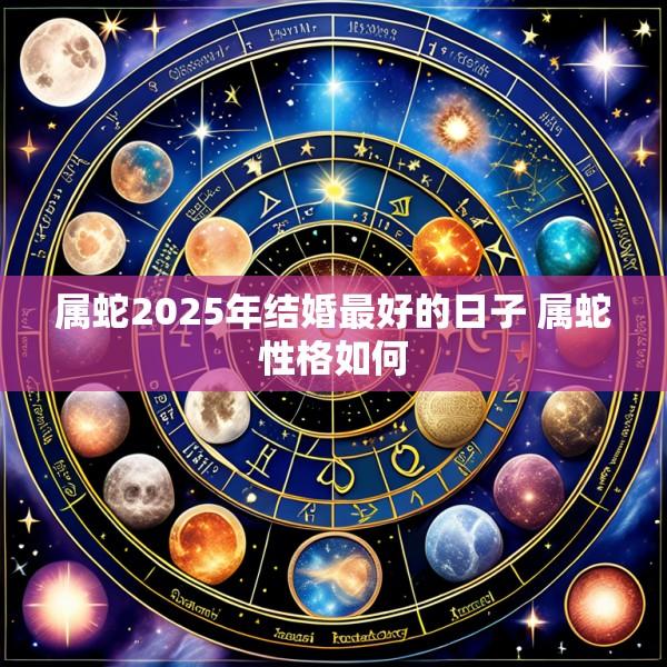 属蛇2025年结婚最好的日子 属蛇性格如何