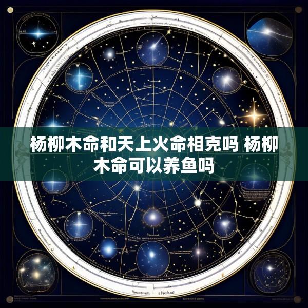 杨柳木命和天上火命相克吗 杨柳木命可以养鱼吗