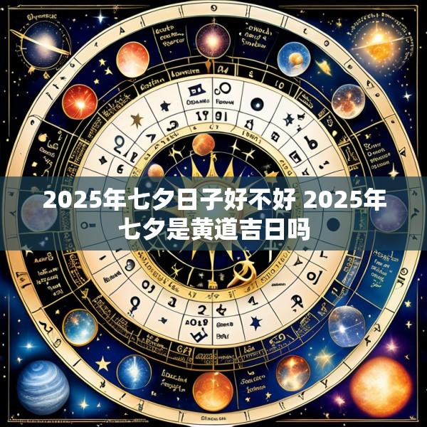 2025年七夕日子好不好 2025年七夕是黄道吉日吗