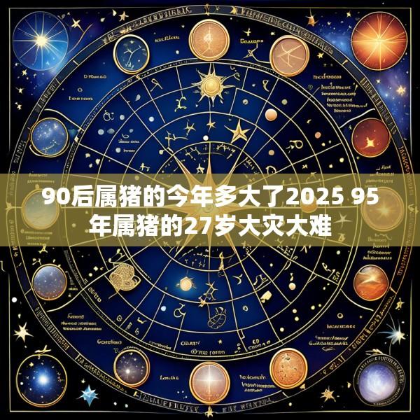 90后属猪的今年多大了2025 95年属猪的27岁大灾大难