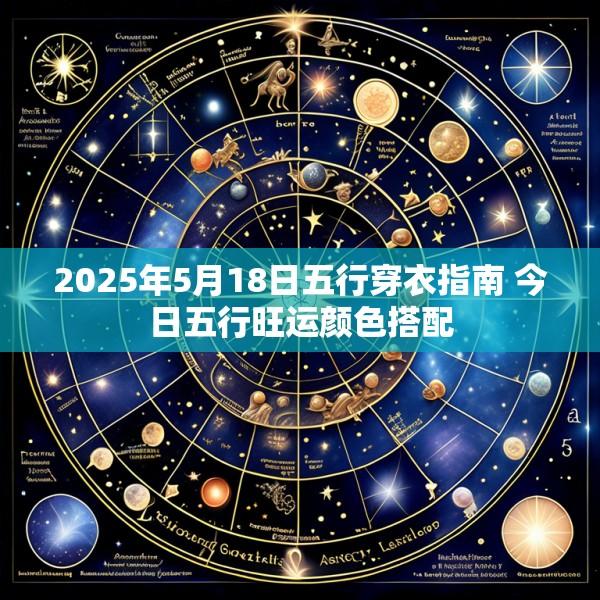 2025年5月18日五行穿衣指南 今日五行旺运颜色搭配
