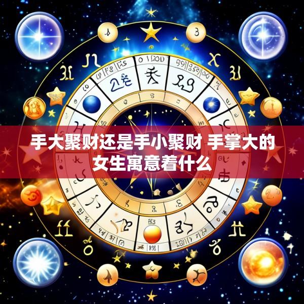 手大聚财还是手小聚财 手掌大的女生寓意着什么