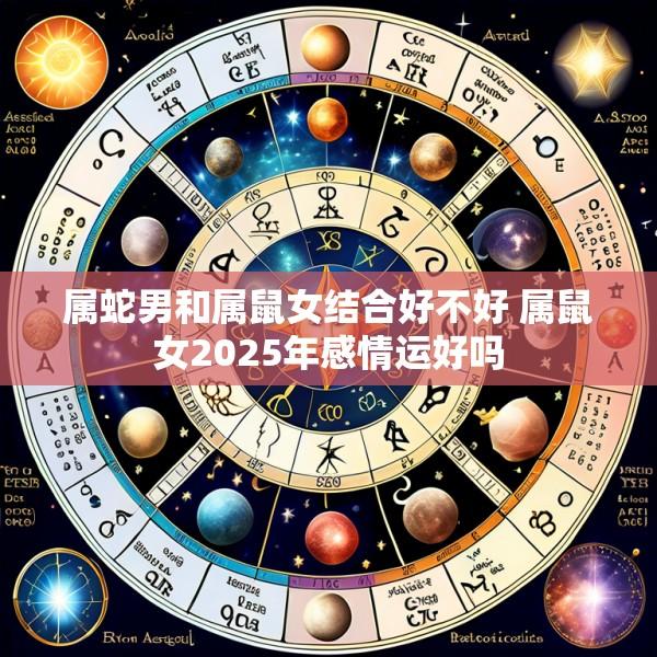 属蛇男和属鼠女结合好不好 属鼠女2025年感情运好吗