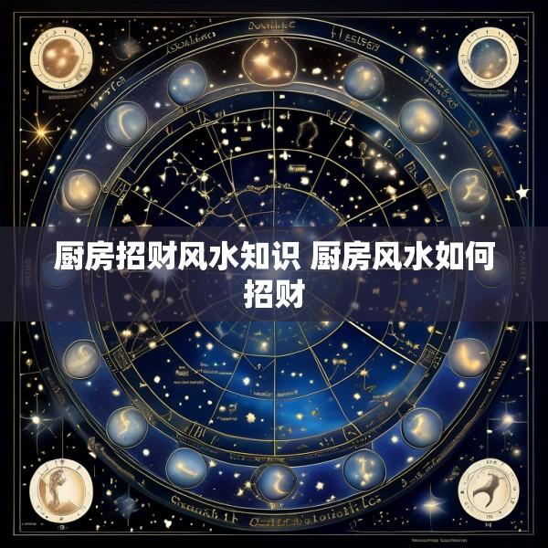 厨房招财风水知识 厨房风水如何招财