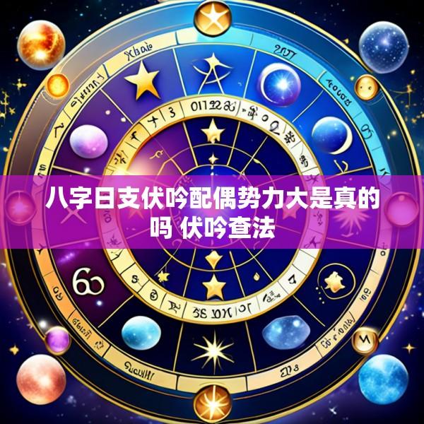 八字日支伏吟配偶势力大是真的吗 伏吟查法
