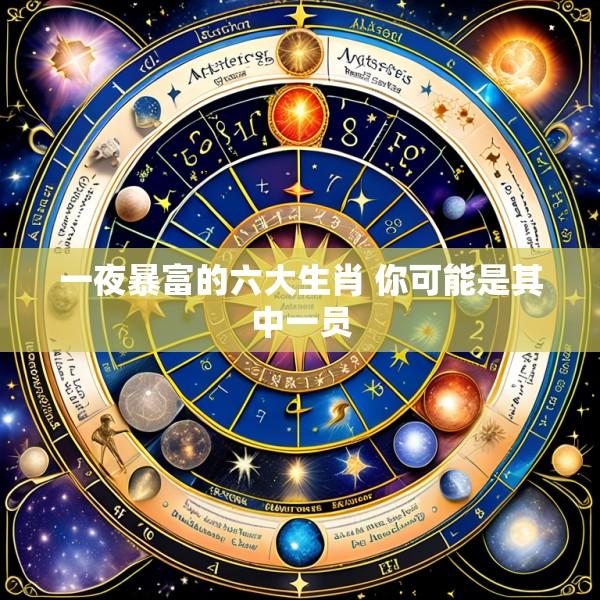一夜暴富的六大生肖 你可能是其中一员