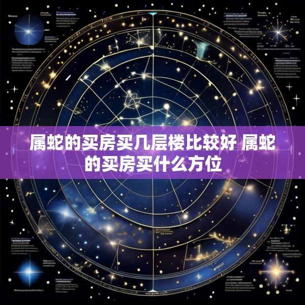属蛇的买房买几层楼比较好 属蛇的买房买什么方位