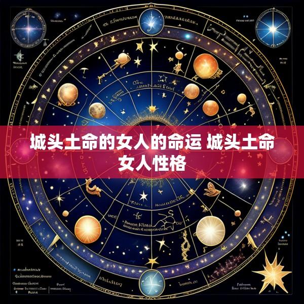 城头土命的女人的命运 城头土命女人性格