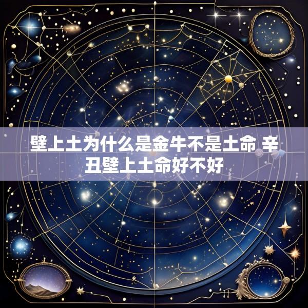 壁上土为什么是金牛不是土命 辛丑壁上土命好不好