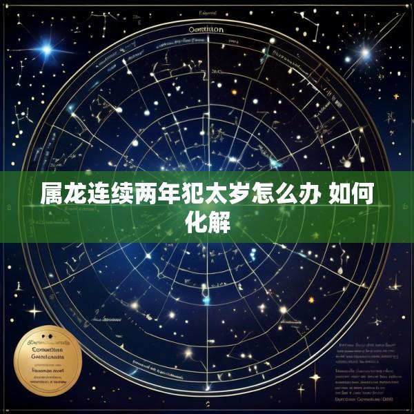 属龙连续两年犯太岁怎么办 如何化解