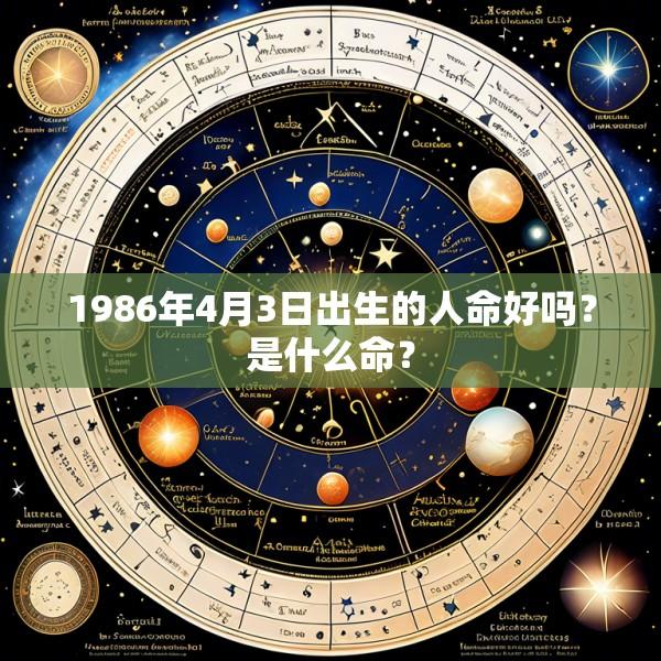 1986年4月3日出生的人命好吗？是什么命？