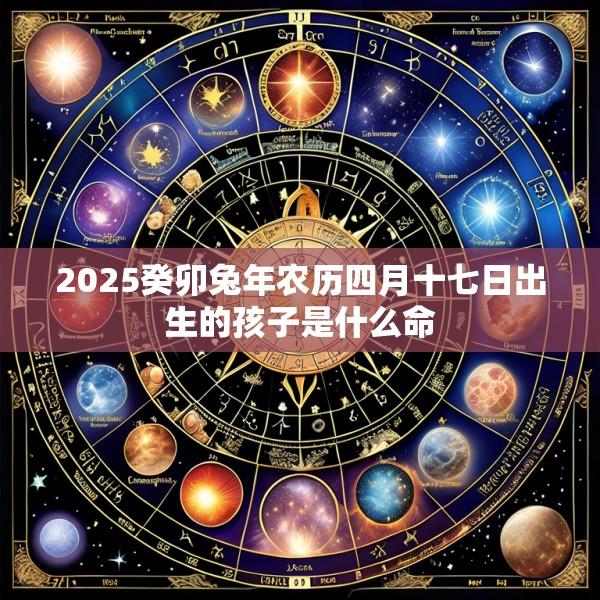2025癸卯兔年农历四月十七日出生的孩子是什么命