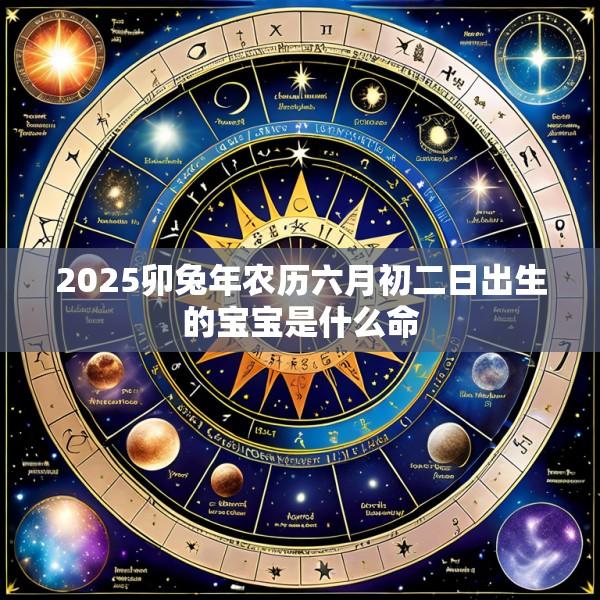 2025卯兔年农历六月初二日出生的宝宝是什么命