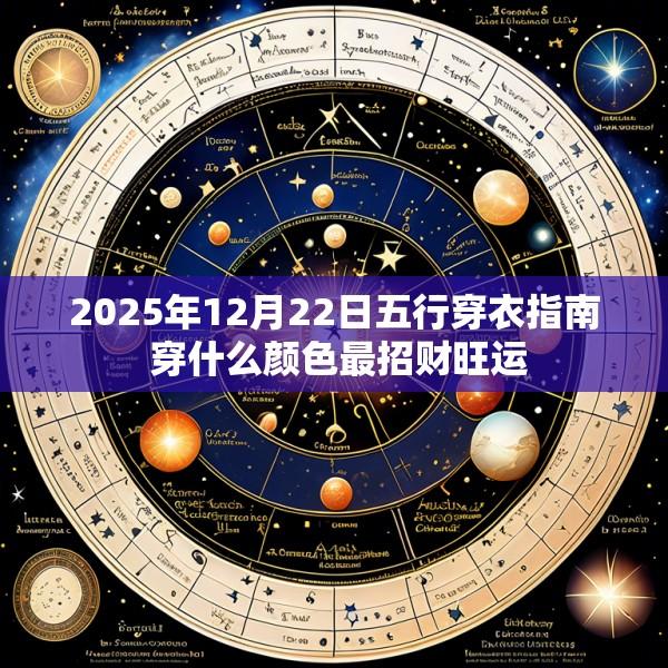 2025年12月22日五行穿衣指南 穿什么颜色最招财旺运