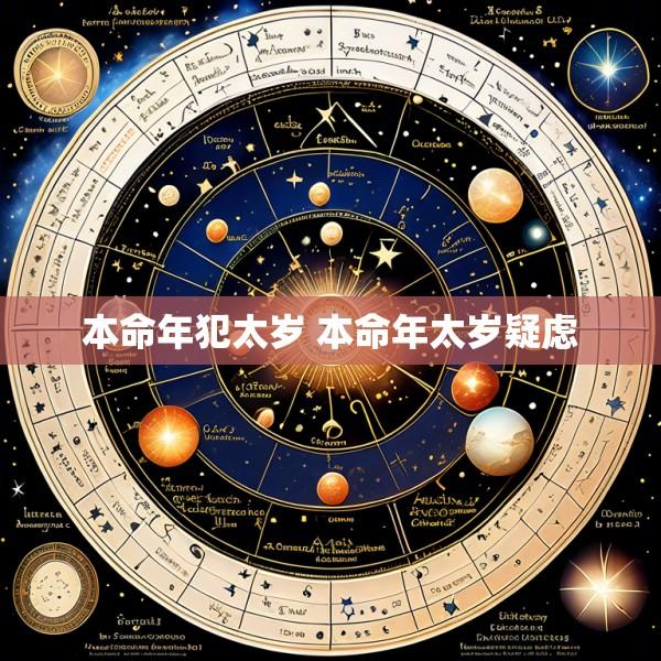 本命年犯太岁 本命年太岁疑虑