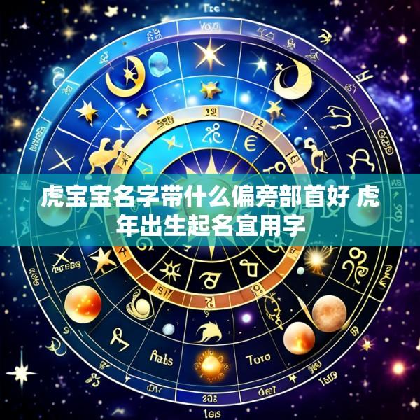 虎宝宝名字带什么偏旁部首好 虎年出生起名宜用字
