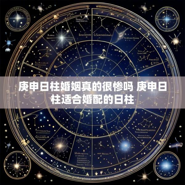 庚申日柱婚姻真的很惨吗 庚申日柱适合婚配的日柱
