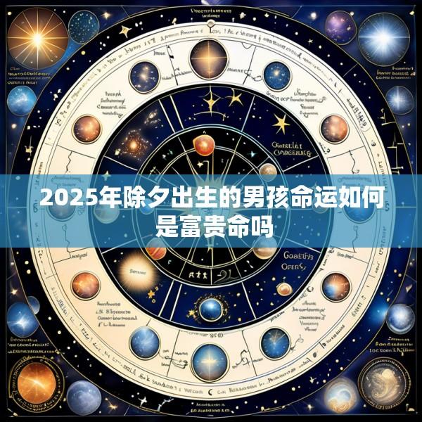 2025年除夕出生的男孩命运如何 是富贵命吗