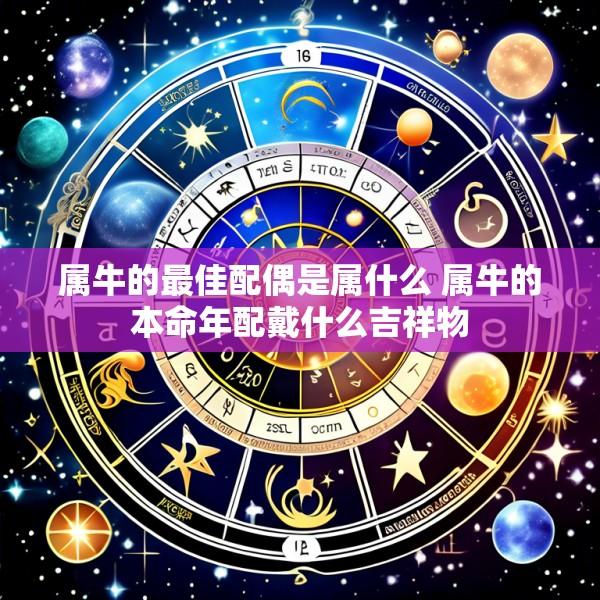 属牛的最佳配偶是属什么 属牛的本命年配戴什么吉祥物