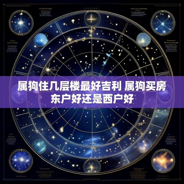 属狗住几层楼最好吉利 属狗买房东户好还是西户好