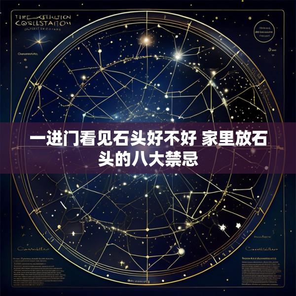 一进门看见石头好不好 家里放石头的八大禁忌