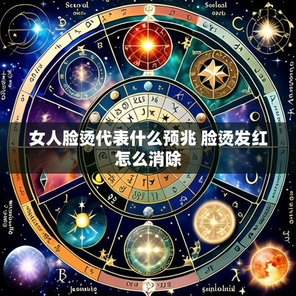 女人脸烫代表什么预兆 脸烫发红怎么消除