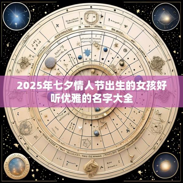 2025年七夕情人节出生的女孩好听优雅的名字大全