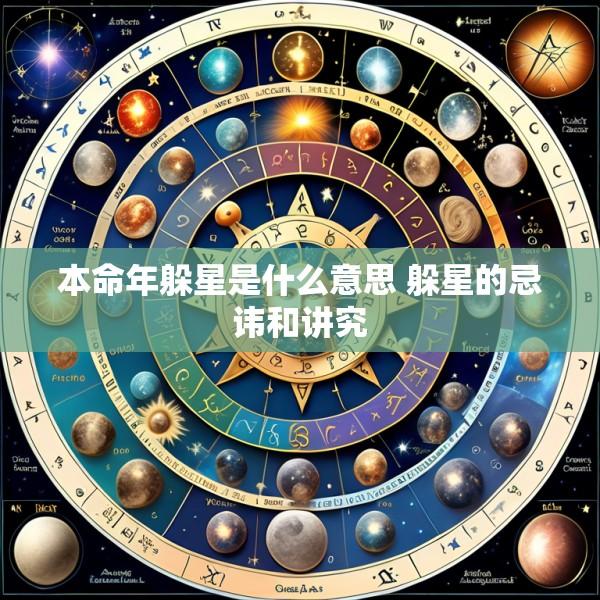 本命年躲星是什么意思 躲星的忌讳和讲究