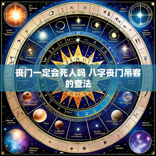 丧门一定会死人吗 八字丧门吊客的查法