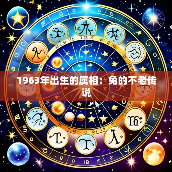 1963年出生的属相：兔的不老传说