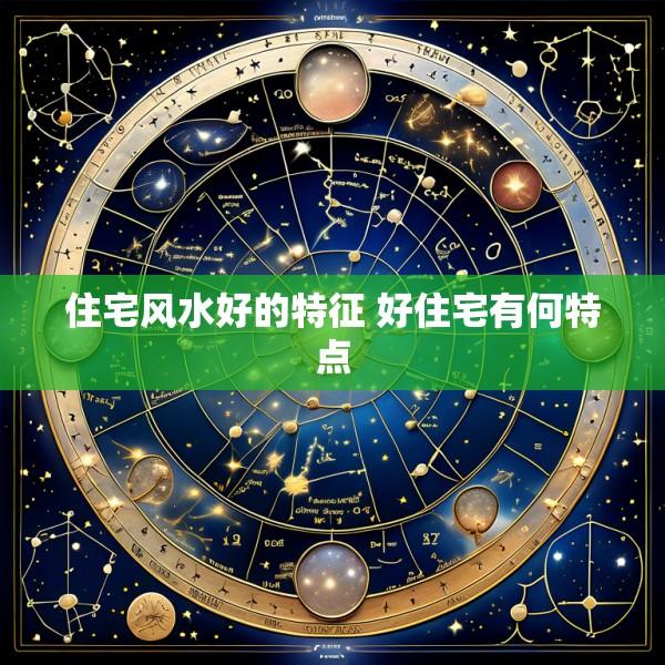 住宅风水好的特征 好住宅有何特点