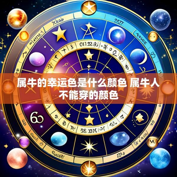 属牛的幸运色是什么颜色 属牛人不能穿的颜色