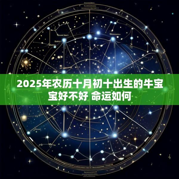 2025年农历十月初十出生的牛宝宝好不好 命运如何
