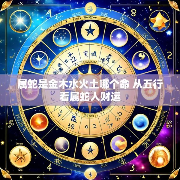 属蛇是金木水火土哪个命 从五行看属蛇人财运