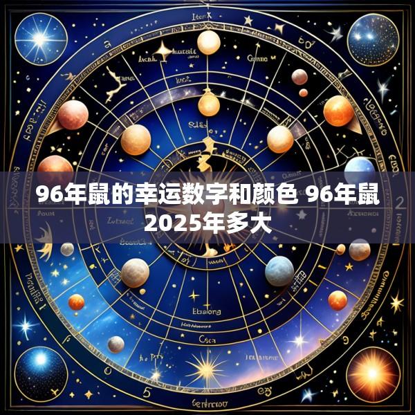 96年鼠的幸运数字和颜色 96年鼠2025年多大