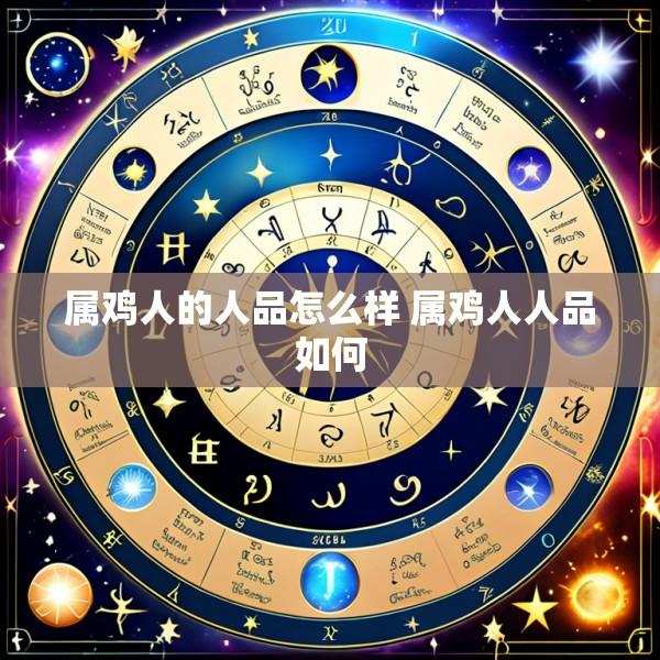 属鸡人的人品怎么样 属鸡人人品如何