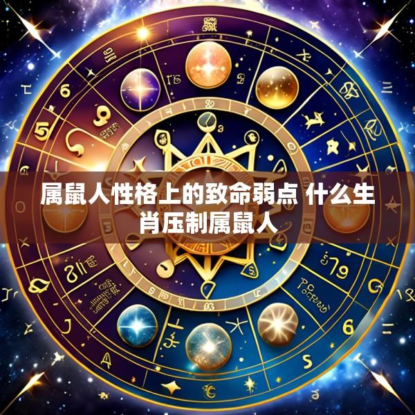 属鼠人性格上的致命弱点 什么生肖压制属鼠人