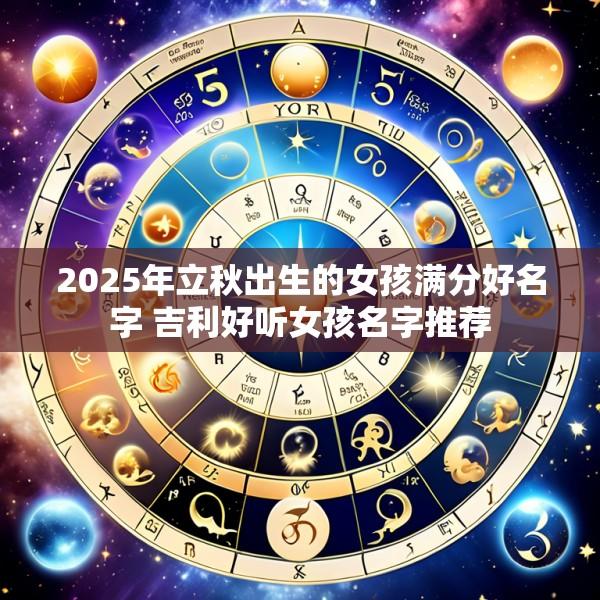 2025年立秋出生的女孩满分好名字 吉利好听女孩名字推荐