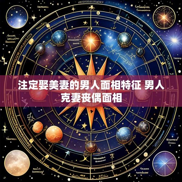 注定娶美妻的男人面相特征 男人克妻丧偶面相