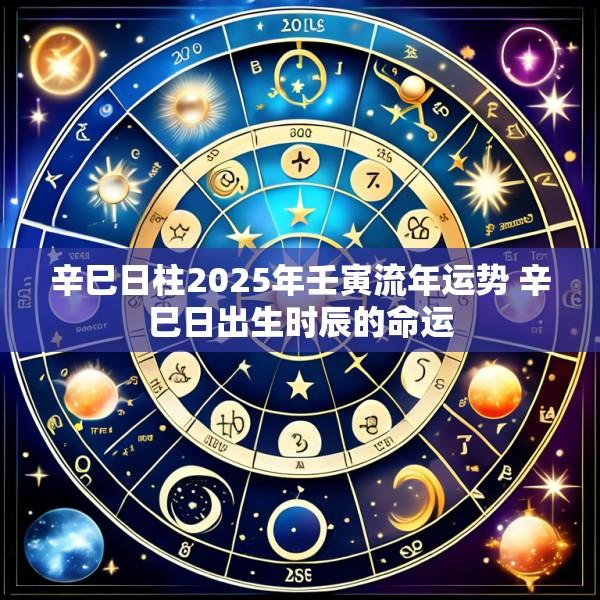 辛巳日柱2025年壬寅流年运势 辛巳日出生时辰的命运