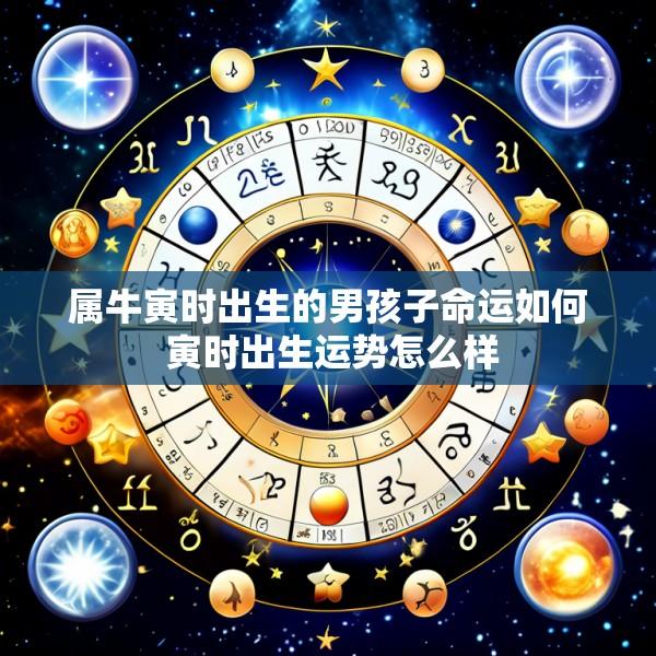 属牛寅时出生的男孩子命运如何 寅时出生运势怎么样