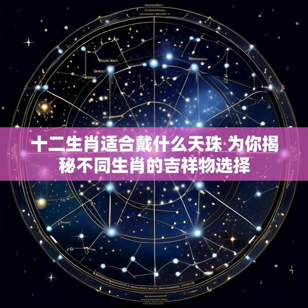 十二生肖适合戴什么天珠 为你揭秘不同生肖的吉祥物选择