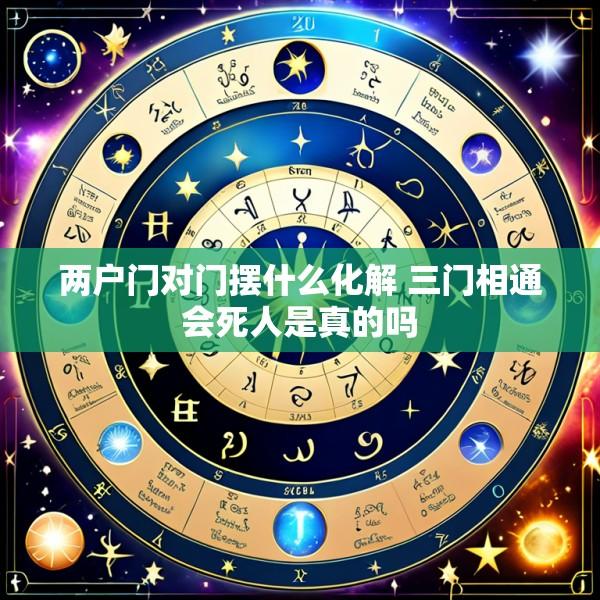 两户门对门摆什么化解 三门相通会死人是真的吗